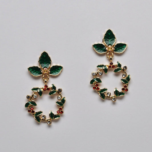 Leaf Wreath Earrings