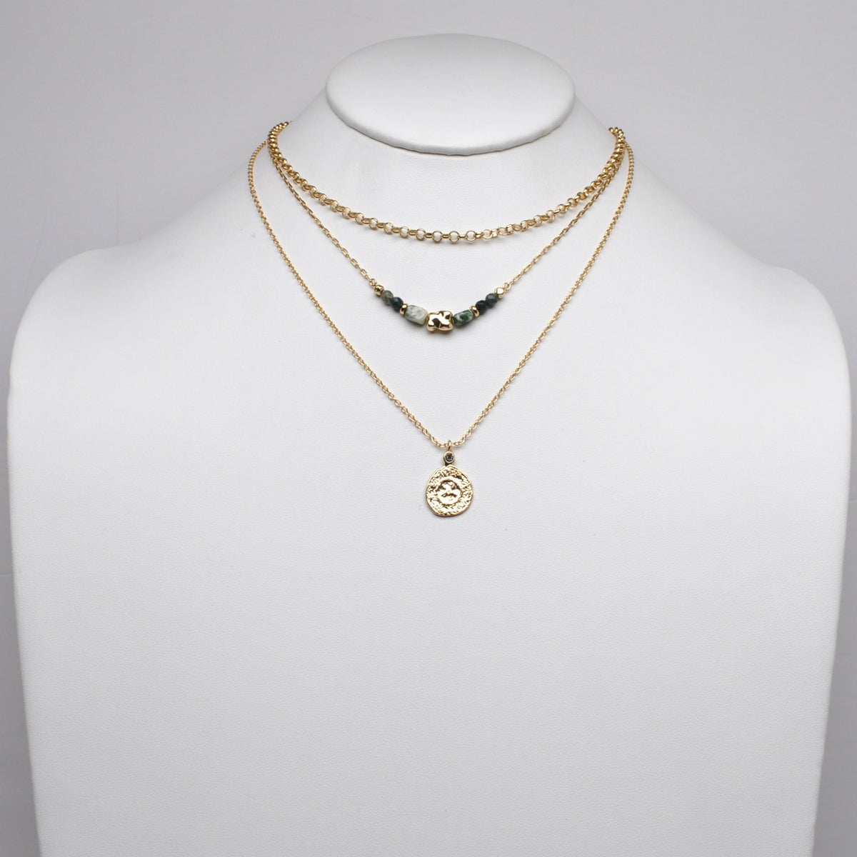 Beaded Tiered Necklace