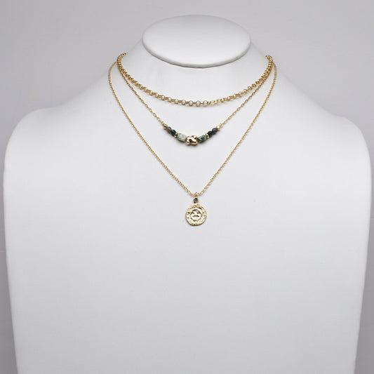 Beaded Tiered Necklace