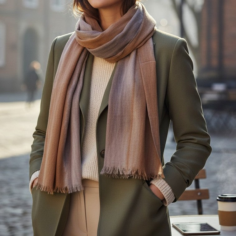 Linen Mix Color Scarf