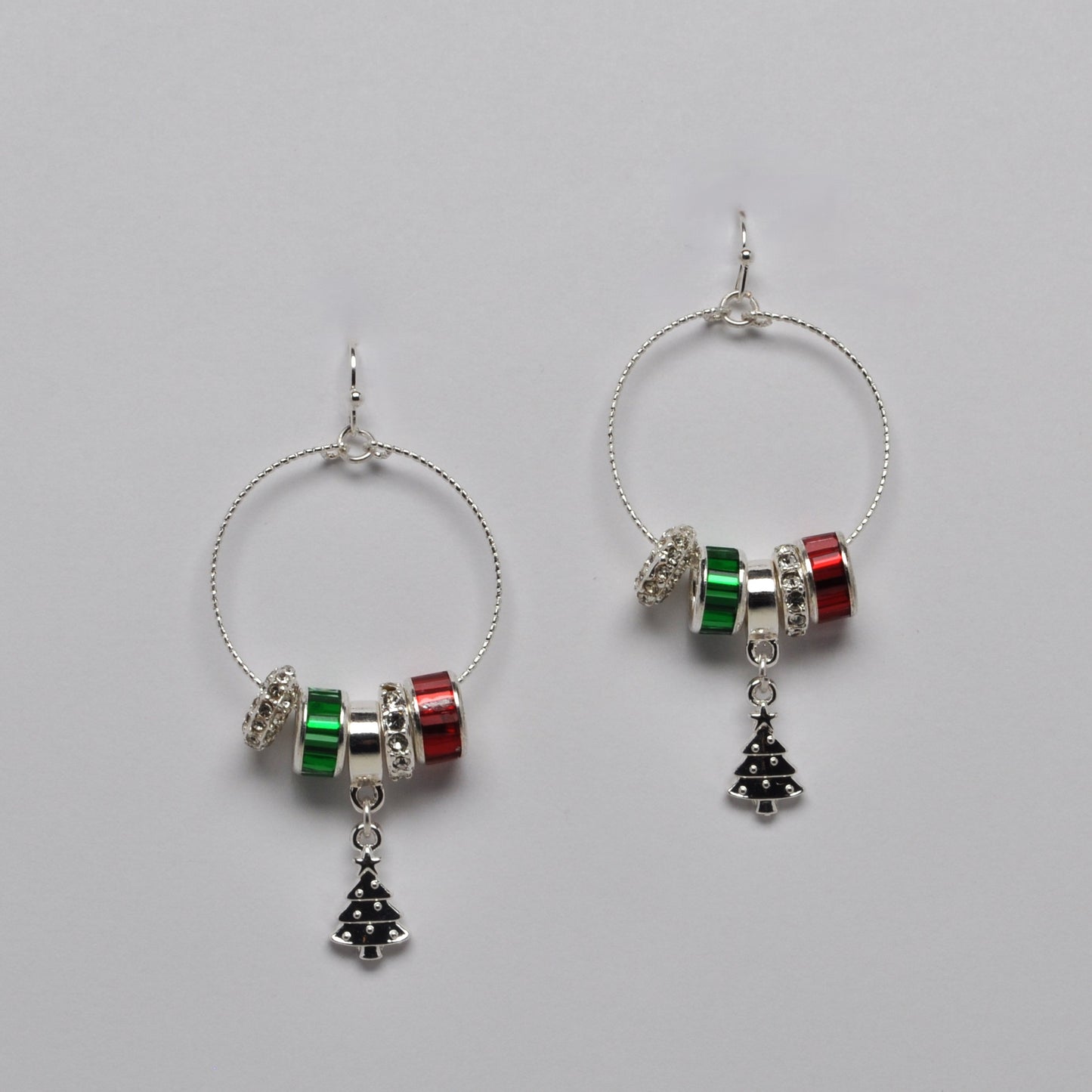 Christmas Tree Charm Earrings