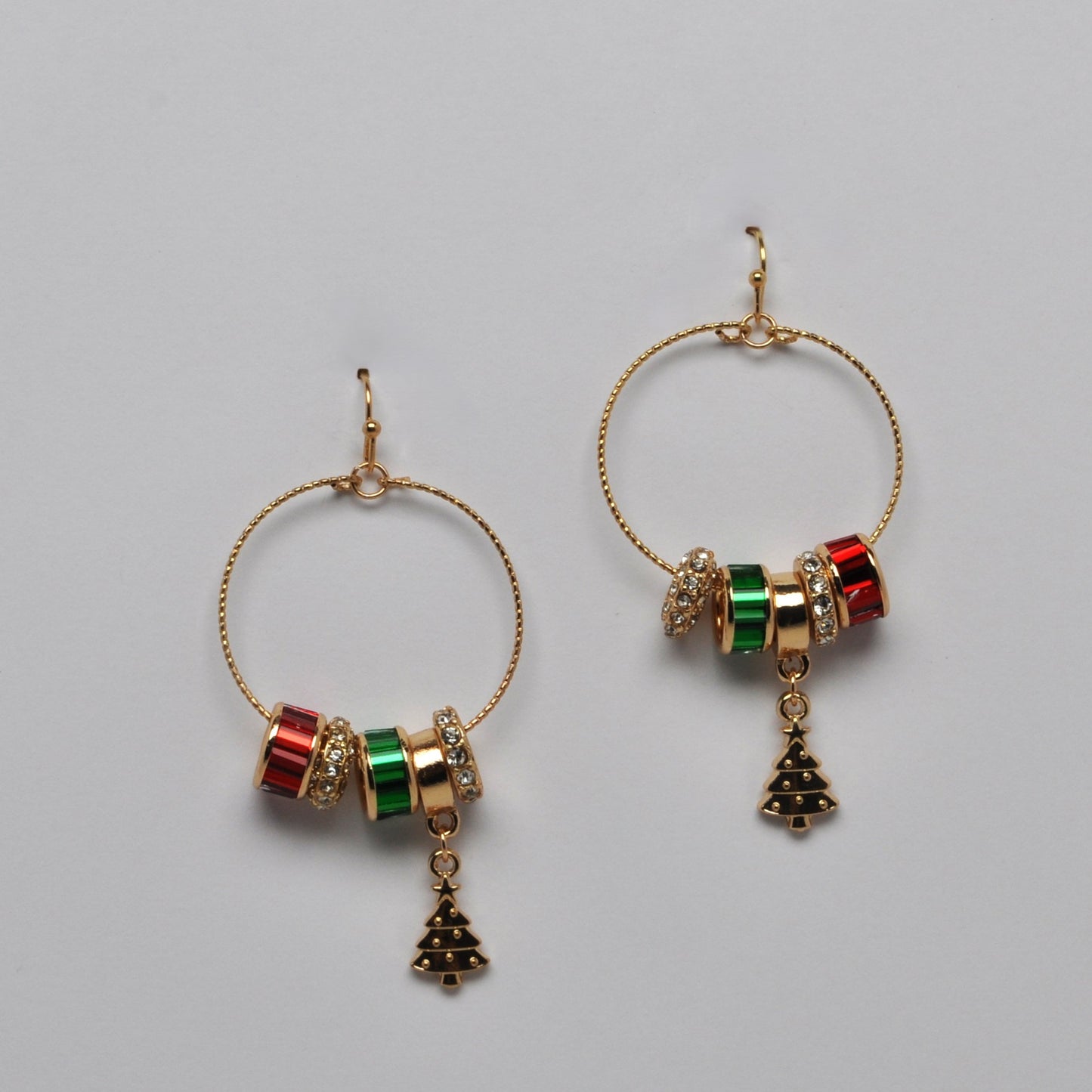 Christmas Tree Charm Earrings
