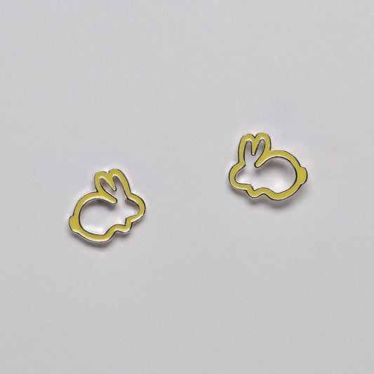 Silhouette Bunny Holiday Earrings