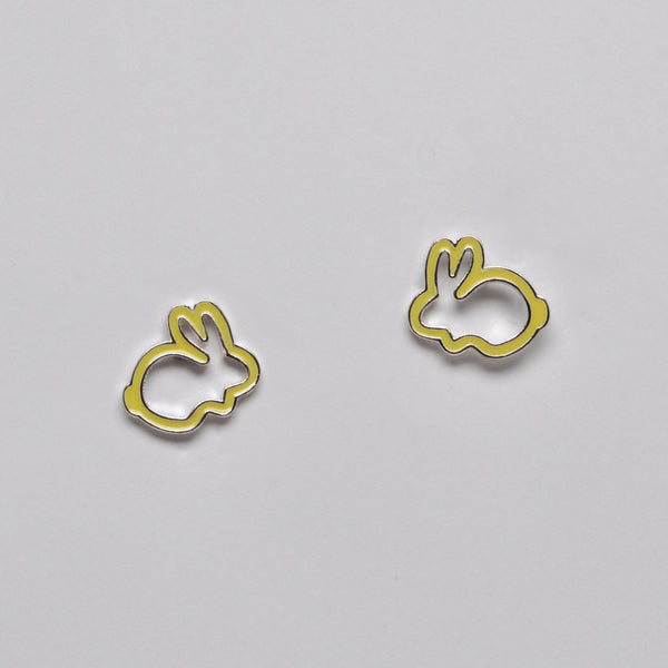 Silhouette Bunny Holiday Earrings