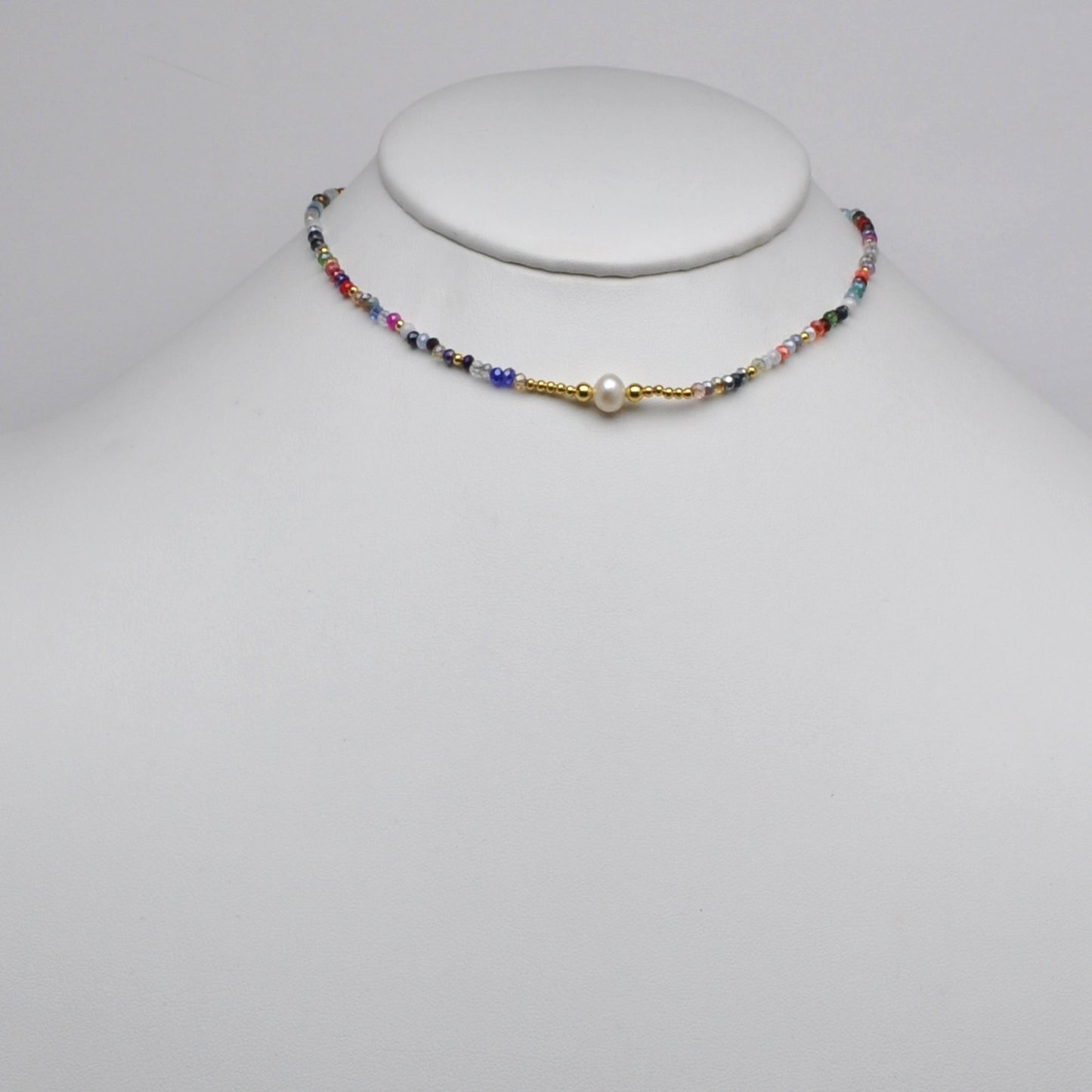 Pearl Beaded Boho Necklace