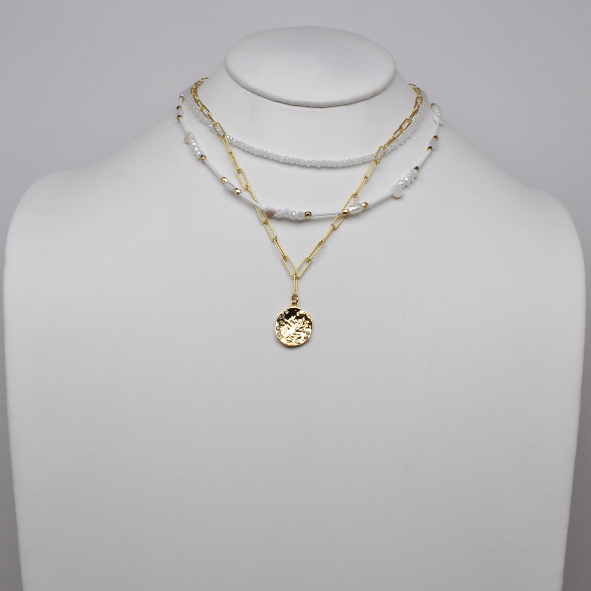 Bead Layered Necklace