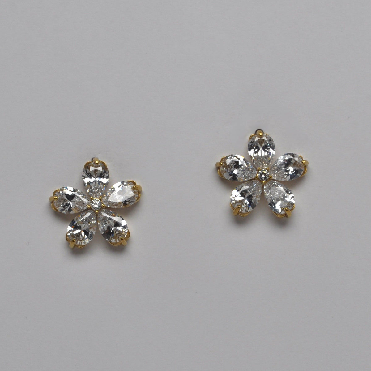 Five Cut Flower Earrings