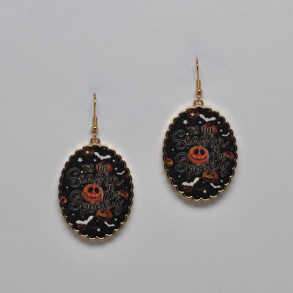 Halloween Statement Drop Earrings
