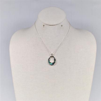 Abalone oval chain