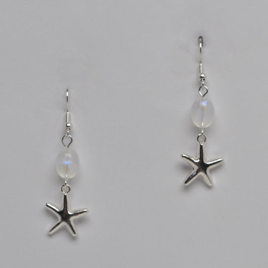 Starfish Bead Drop Earrings