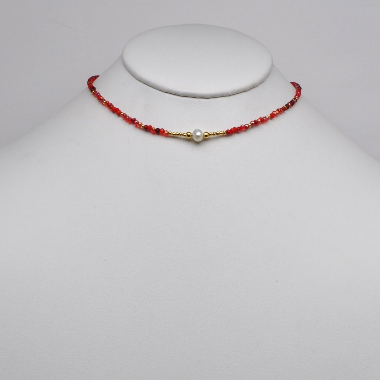 Pearl Beaded Boho Necklace