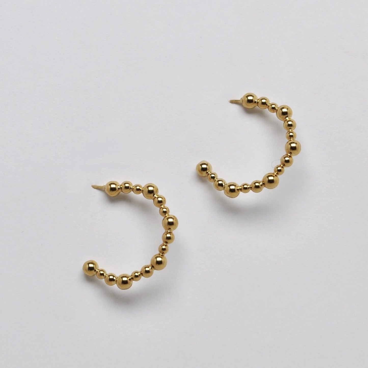 Hoop Bubble Style Earrings