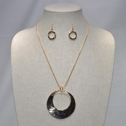 Circle Drop Necklace