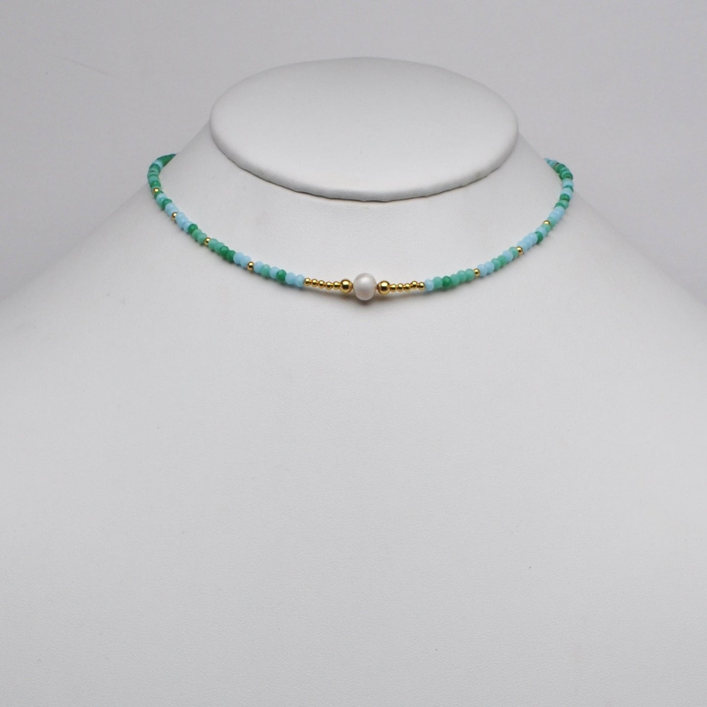 Pearl Beaded Boho Necklace