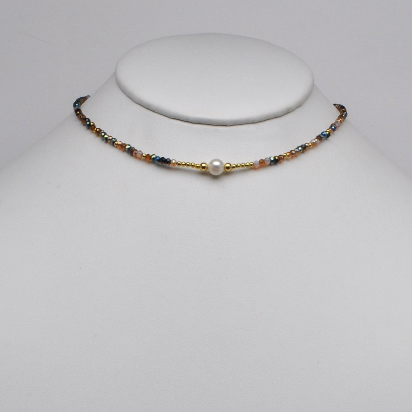Pearl Beaded Boho Necklace