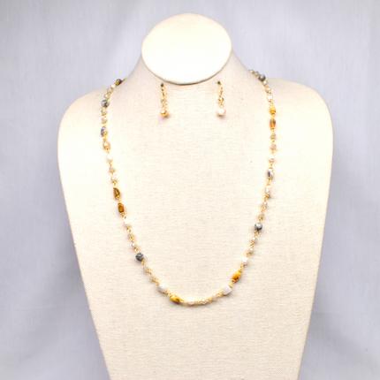 24" Semi precious
