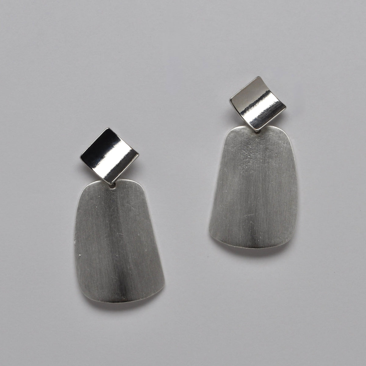 Geometric Sleek Soft Rectangular Earrings