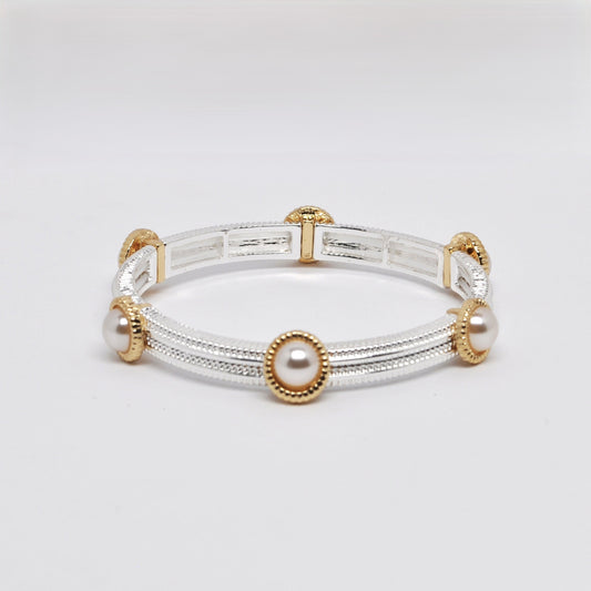 Pearl Accent Stretch Bracelet