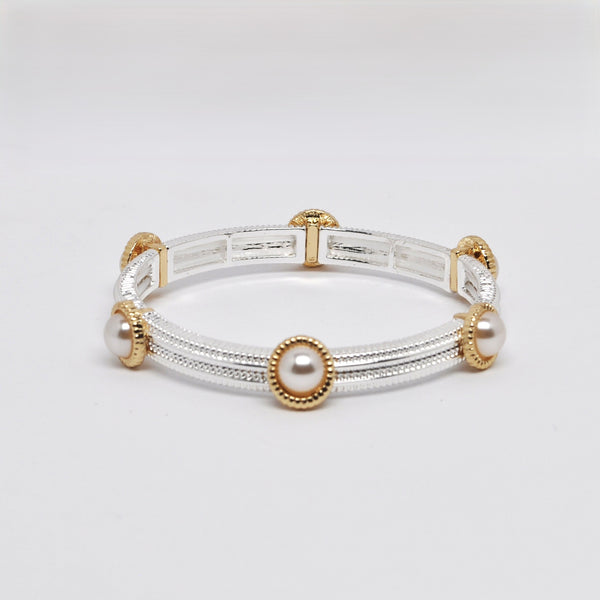 Pearl Accent Stretch Bracelet