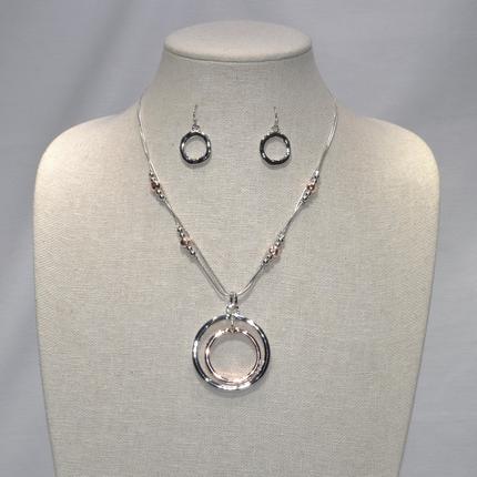 Circle Drop Necklace