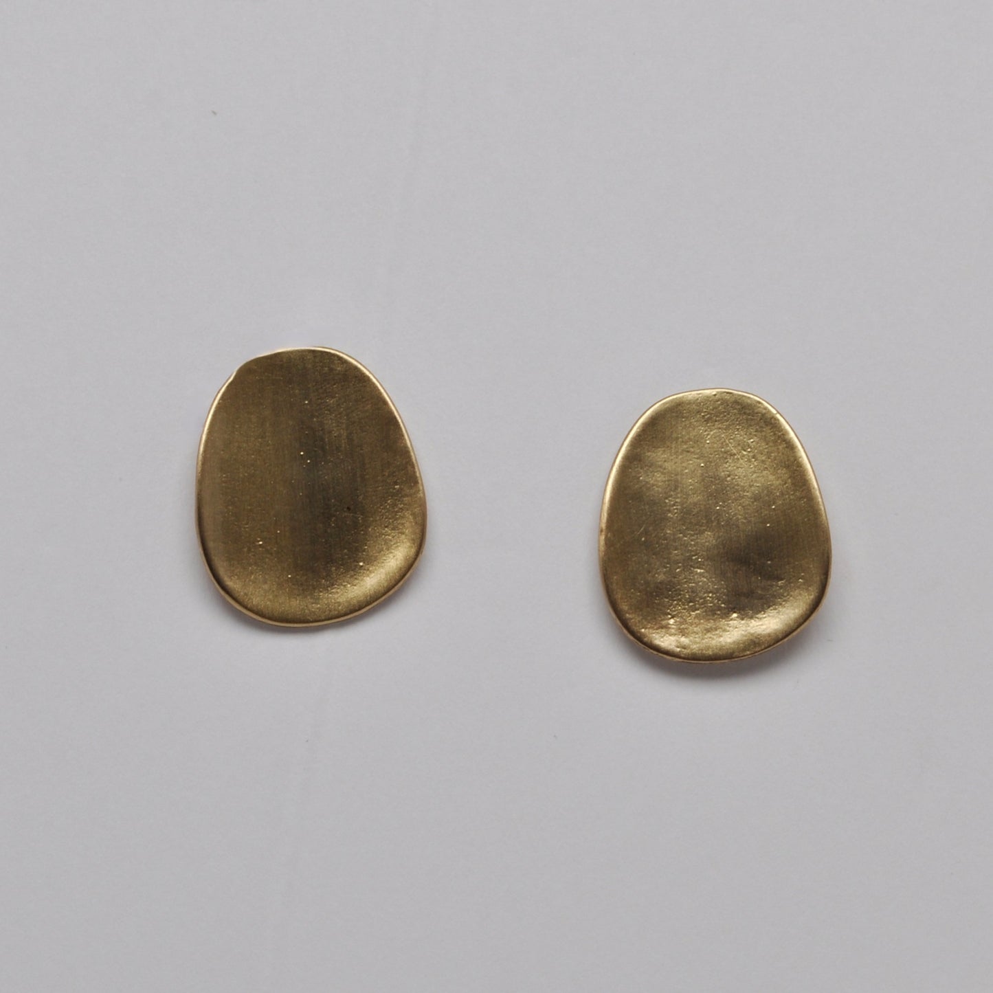 Sleek Pebble Shape Earrings