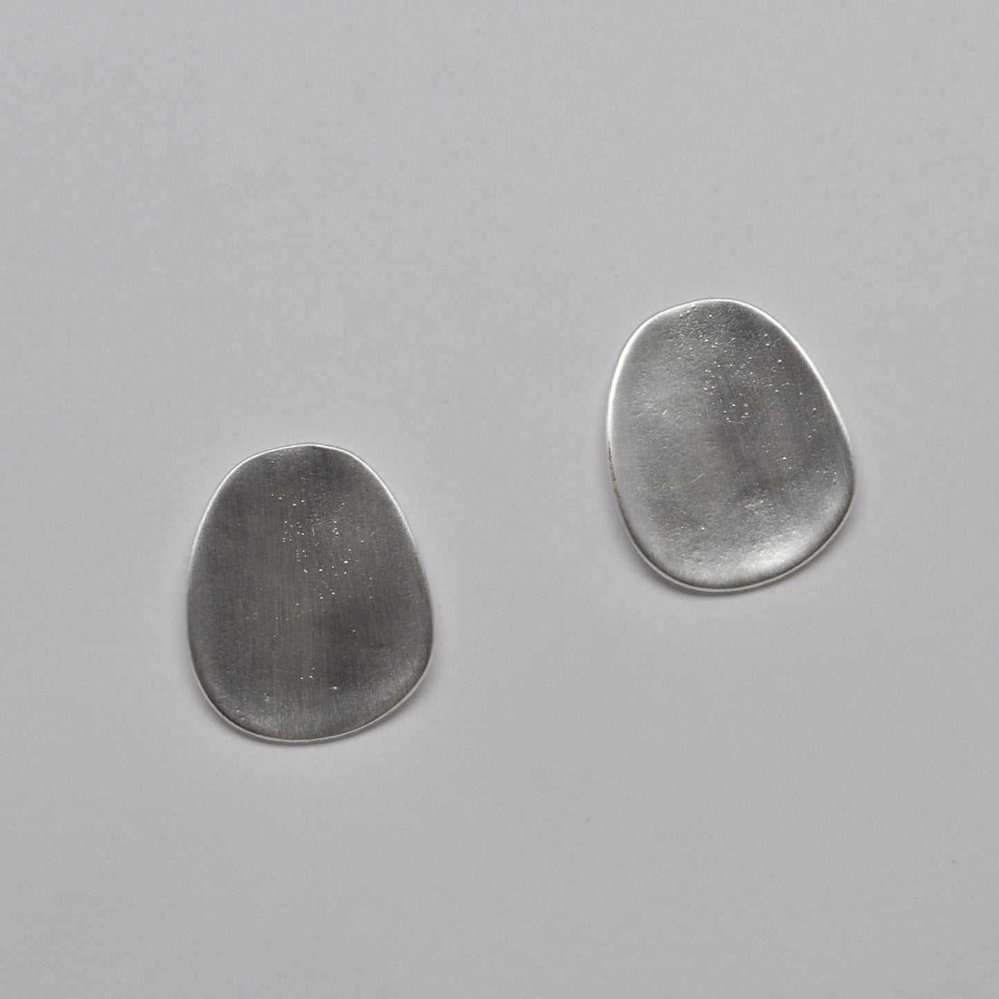 Sleek Pebble Shape Earrings