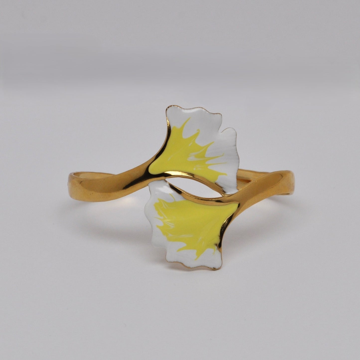 Leaf Sleek Cuff Bracelet