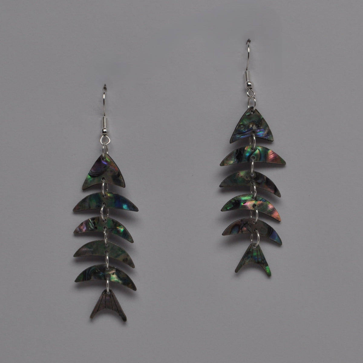 Fishbone Dangle Earrings