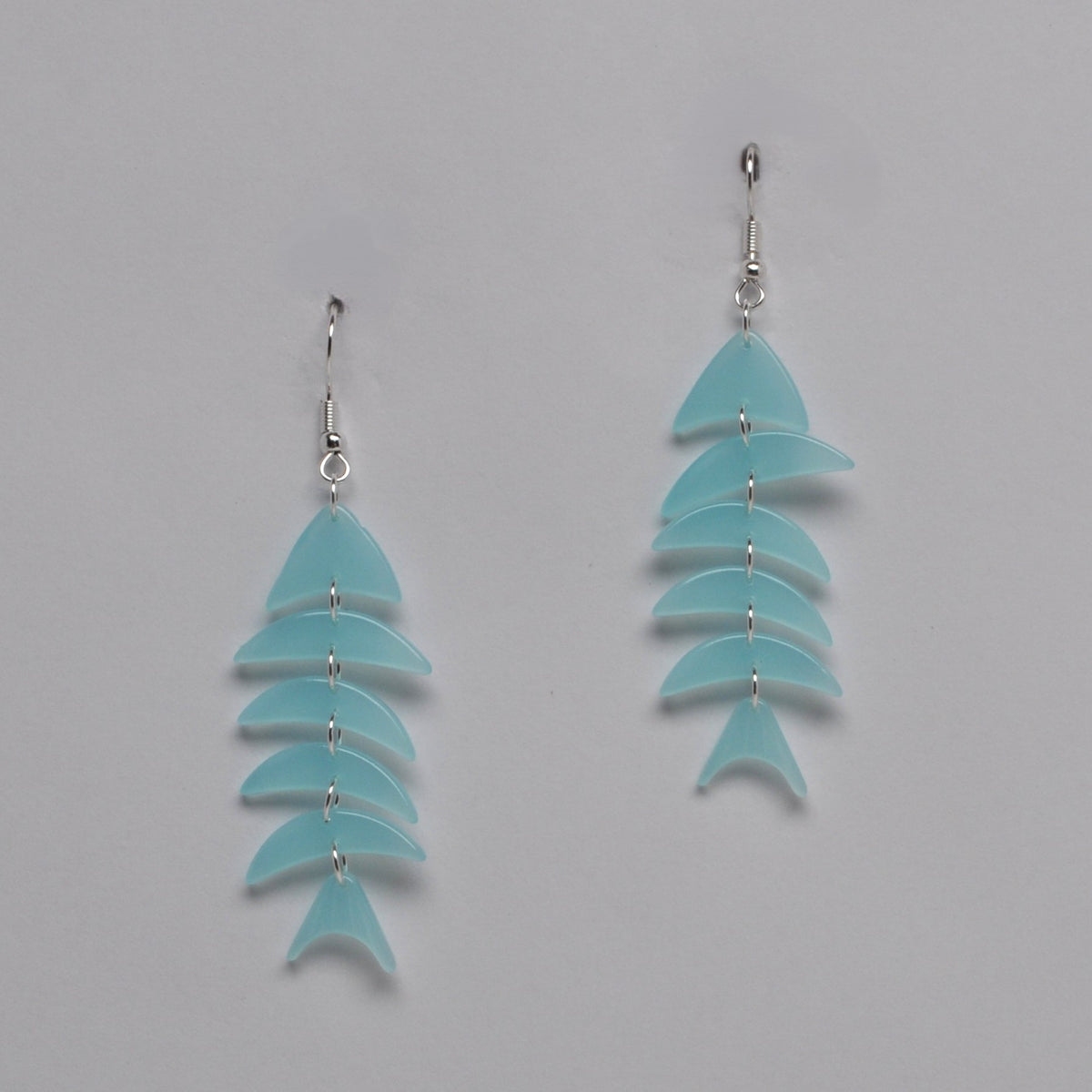 Fishbone Dangle Earrings