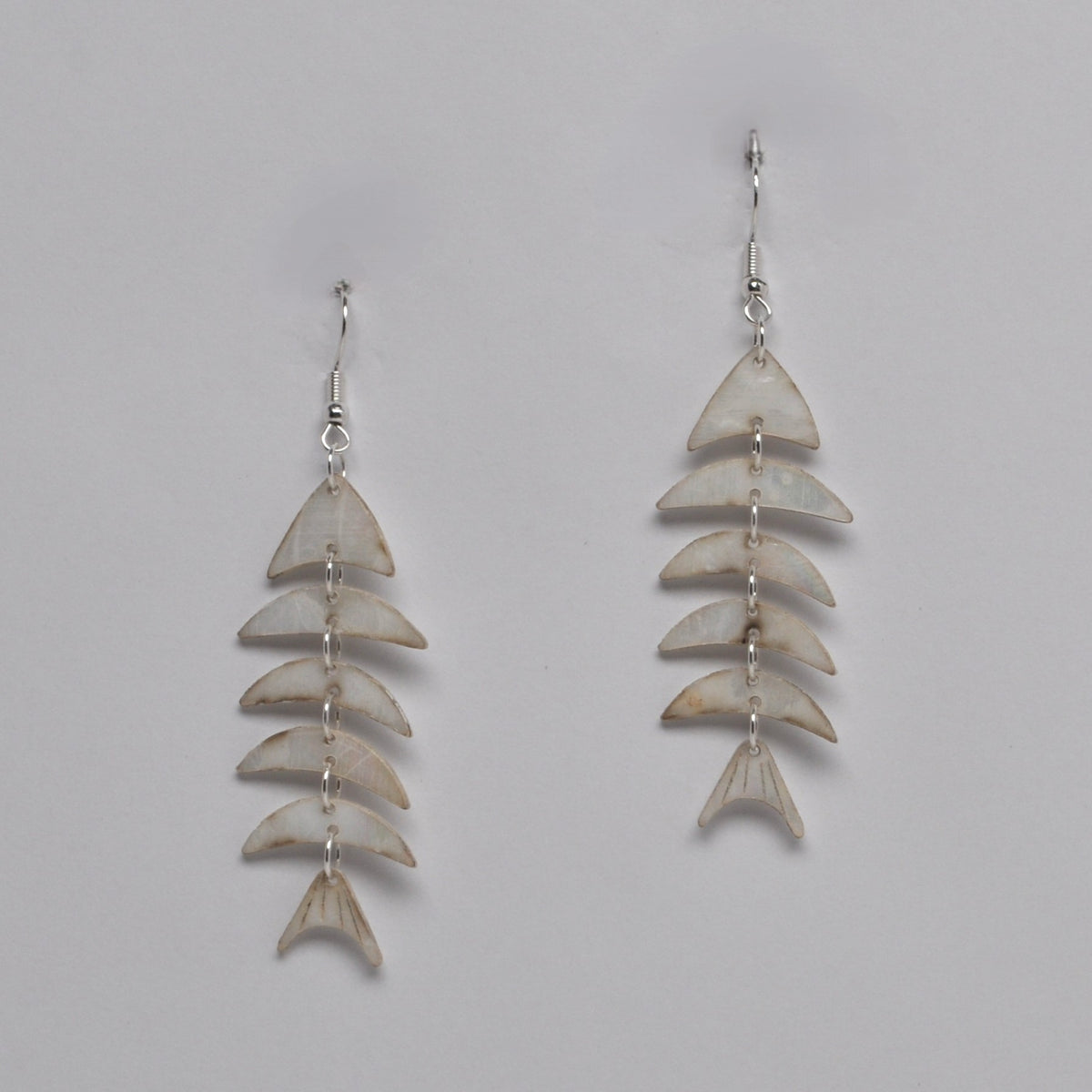 Fishbone Dangle Earrings