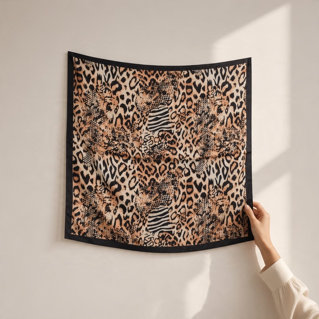 Animal Print Mix Scarf