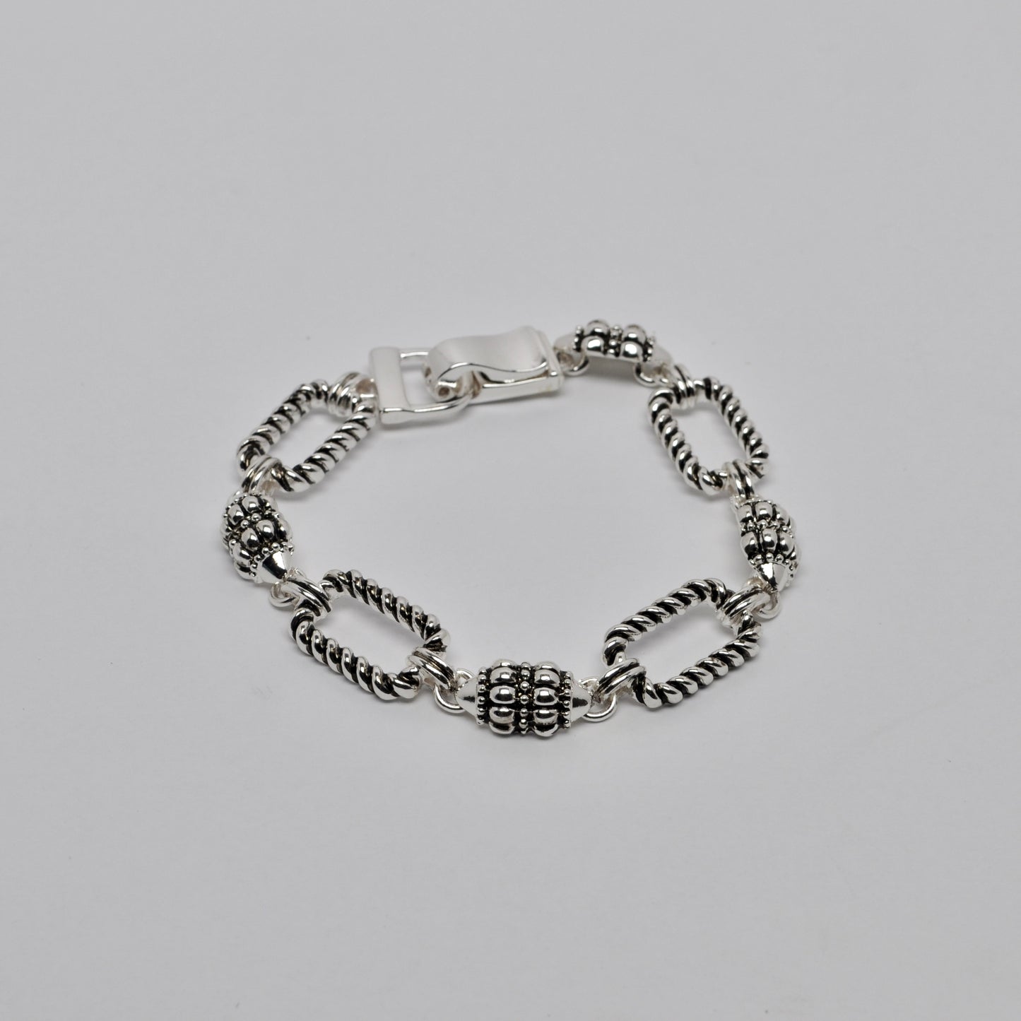 Geometric Twist Rope Bracelet
