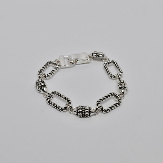 Geometric Twist Rope Bracelet