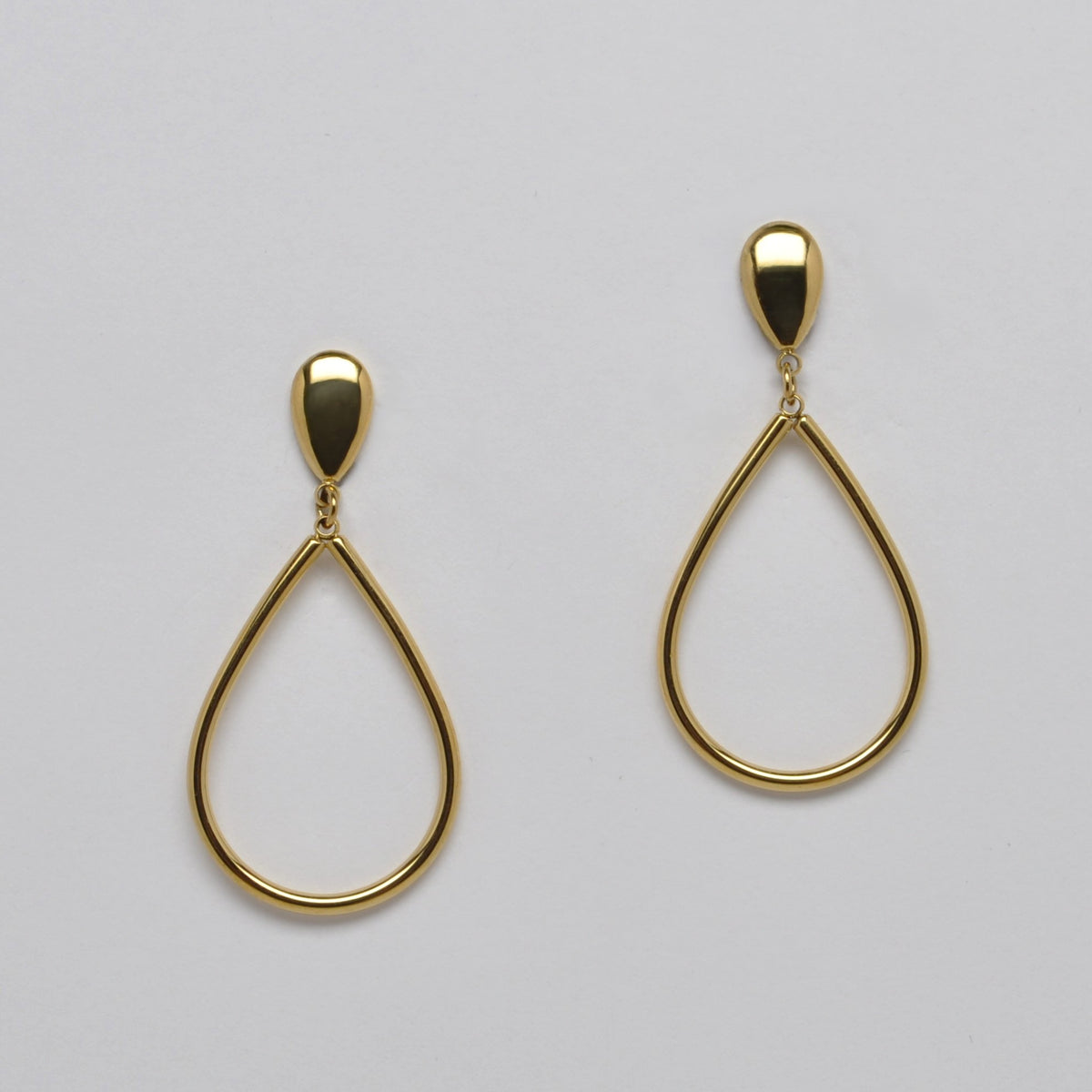 Pear Silhouette Earrings