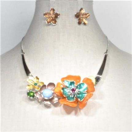 Stone flowers set