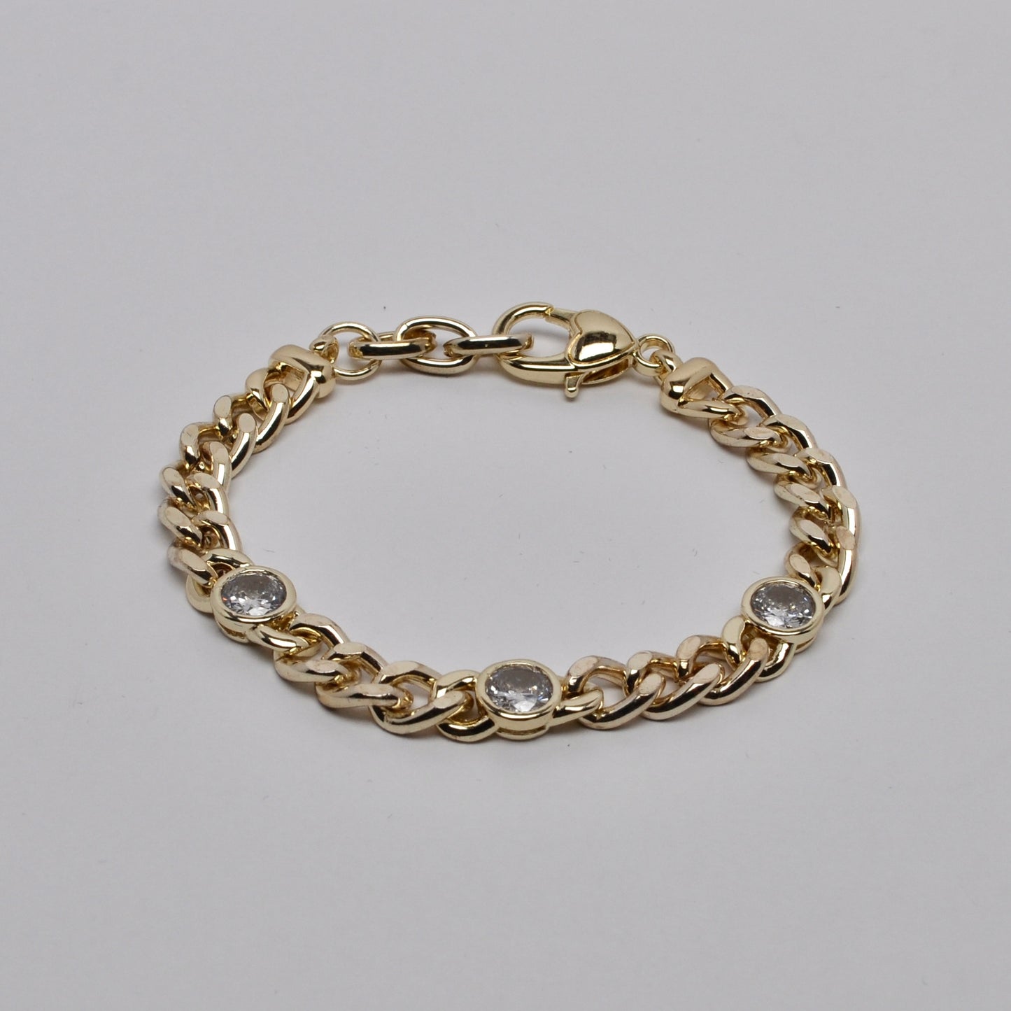 Rhinestone Chunky Bracelet