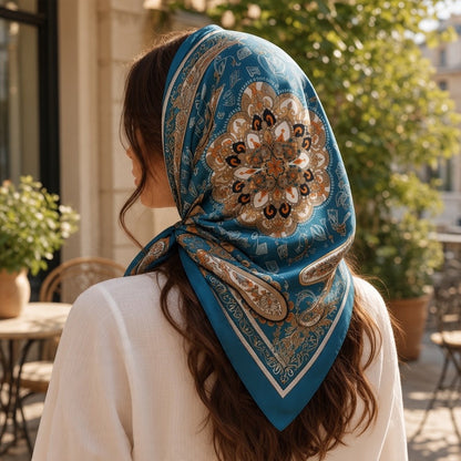 Paisley Medallion Scarf