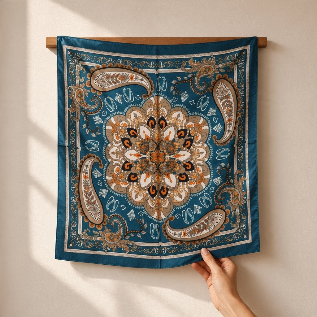 Paisley Medallion Scarf