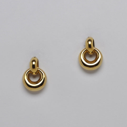 Chunky Interlocking Hoop Earrings