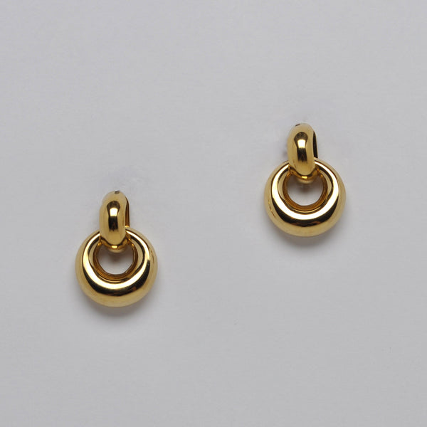 Chunky Interlocking Hoop Earrings