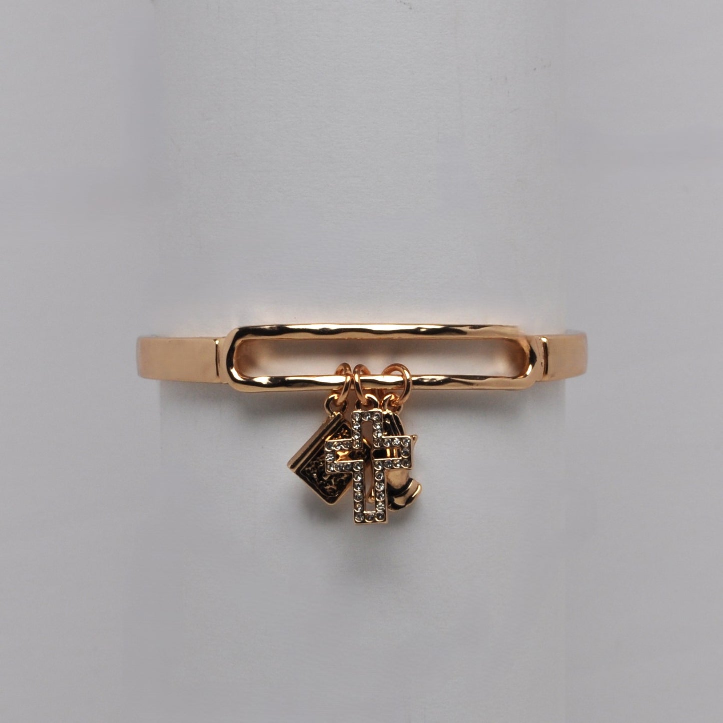 "Blessed" Praying Cross Bible Charm Bracelet