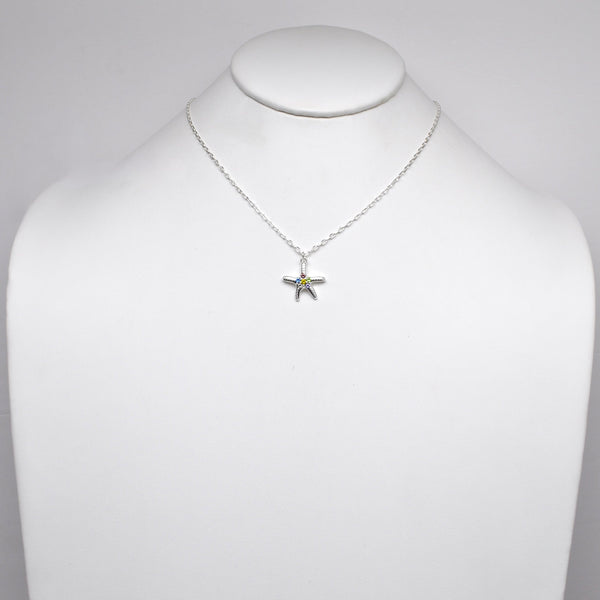 Starfish Bling Pendant Necklace