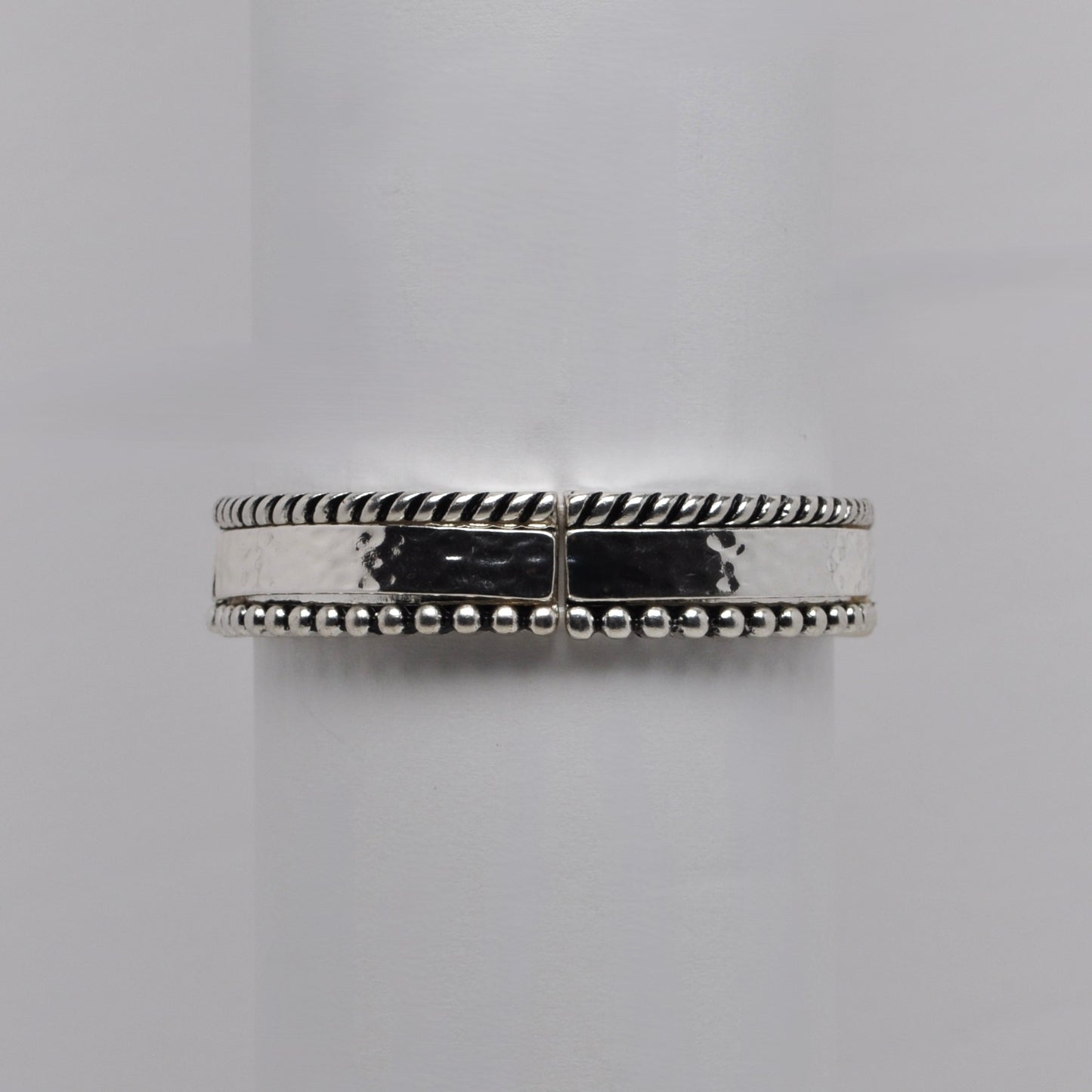 Stretch Hammered Textured Bracelet