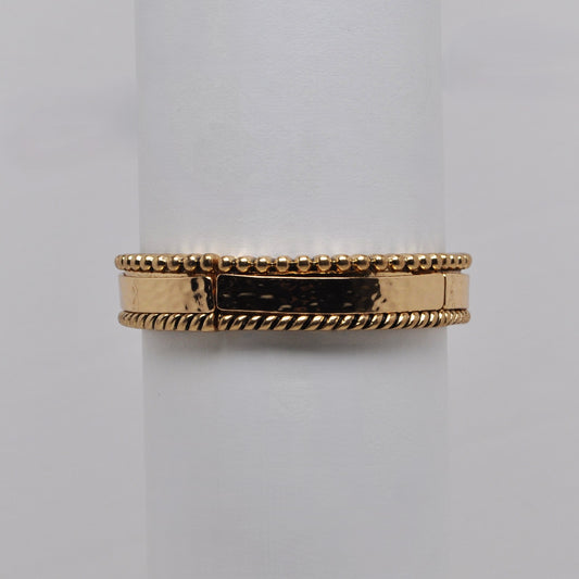 Stretch Hammered Textured Bracelet