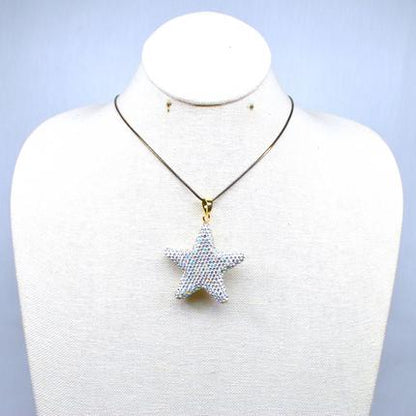 Crystal Star Pendant Necklace