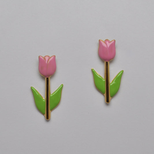 Tulip Statement Earrings