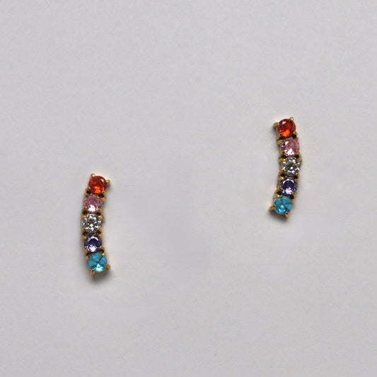 Crystal Ear Climber Earrings