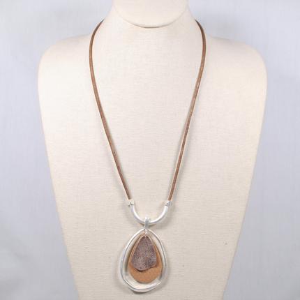 Animal print geometric layers