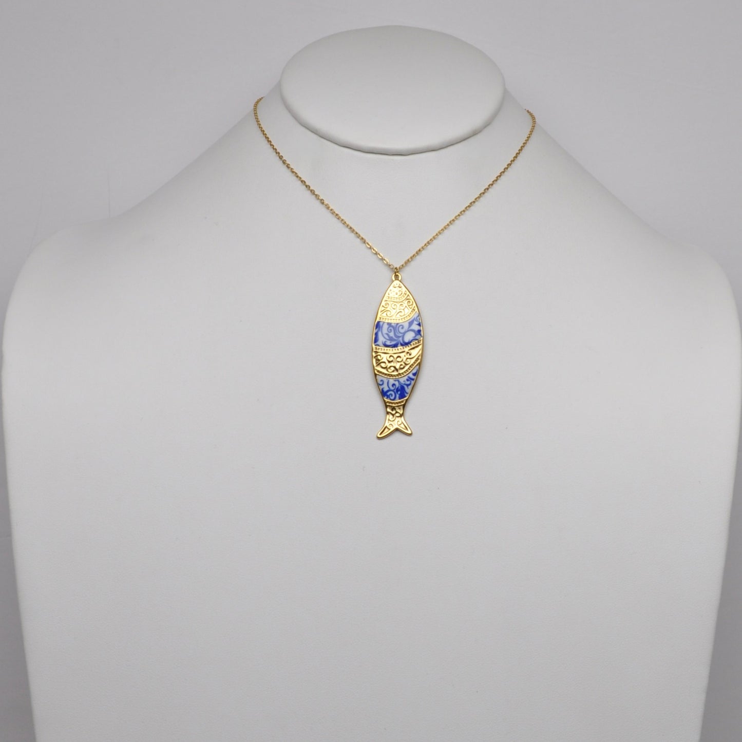 Porcelain Design Nautical Necklace
