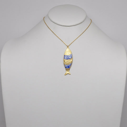 Porcelain Design Nautical Necklace